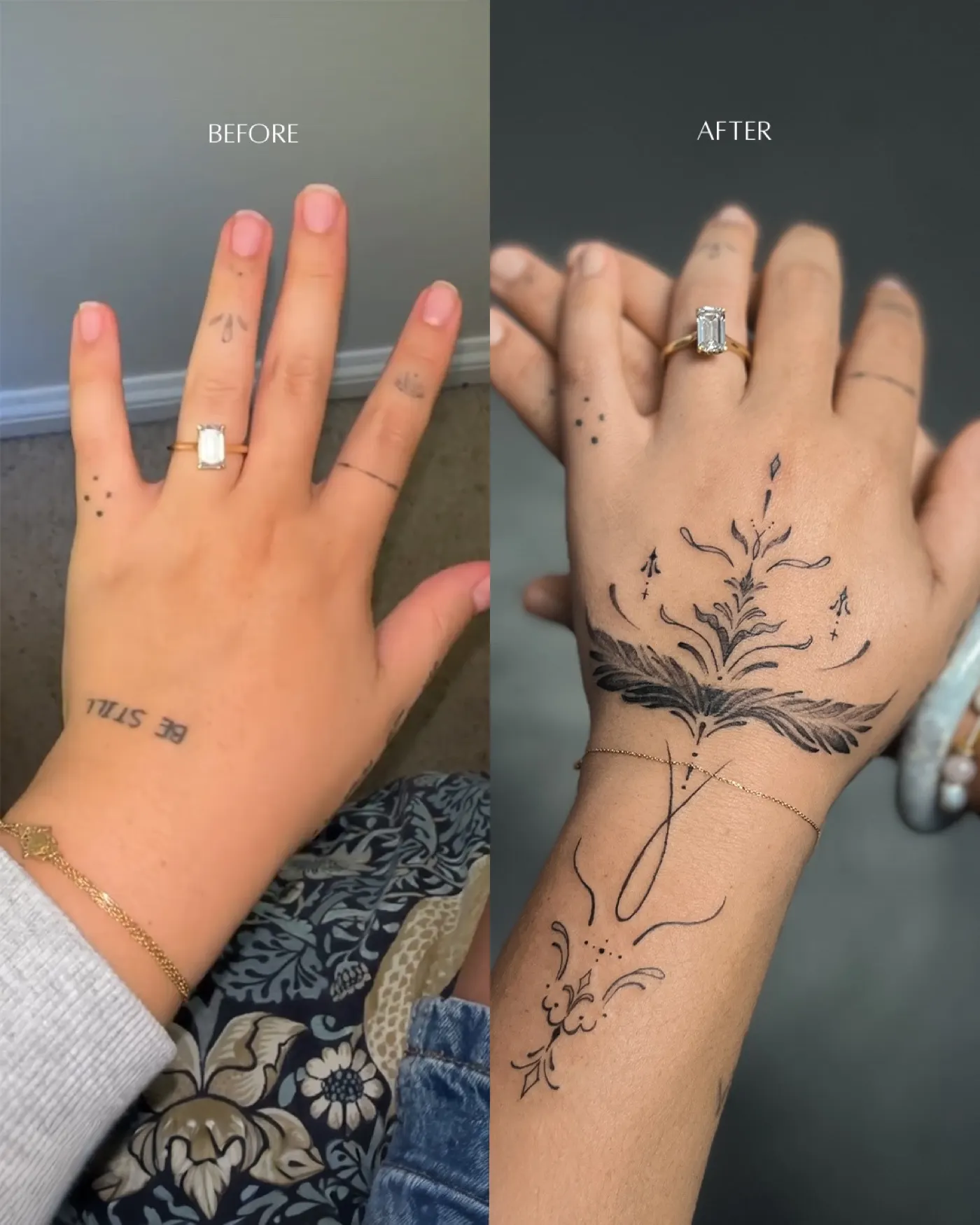 Cover up tattoo by Liahn — 01