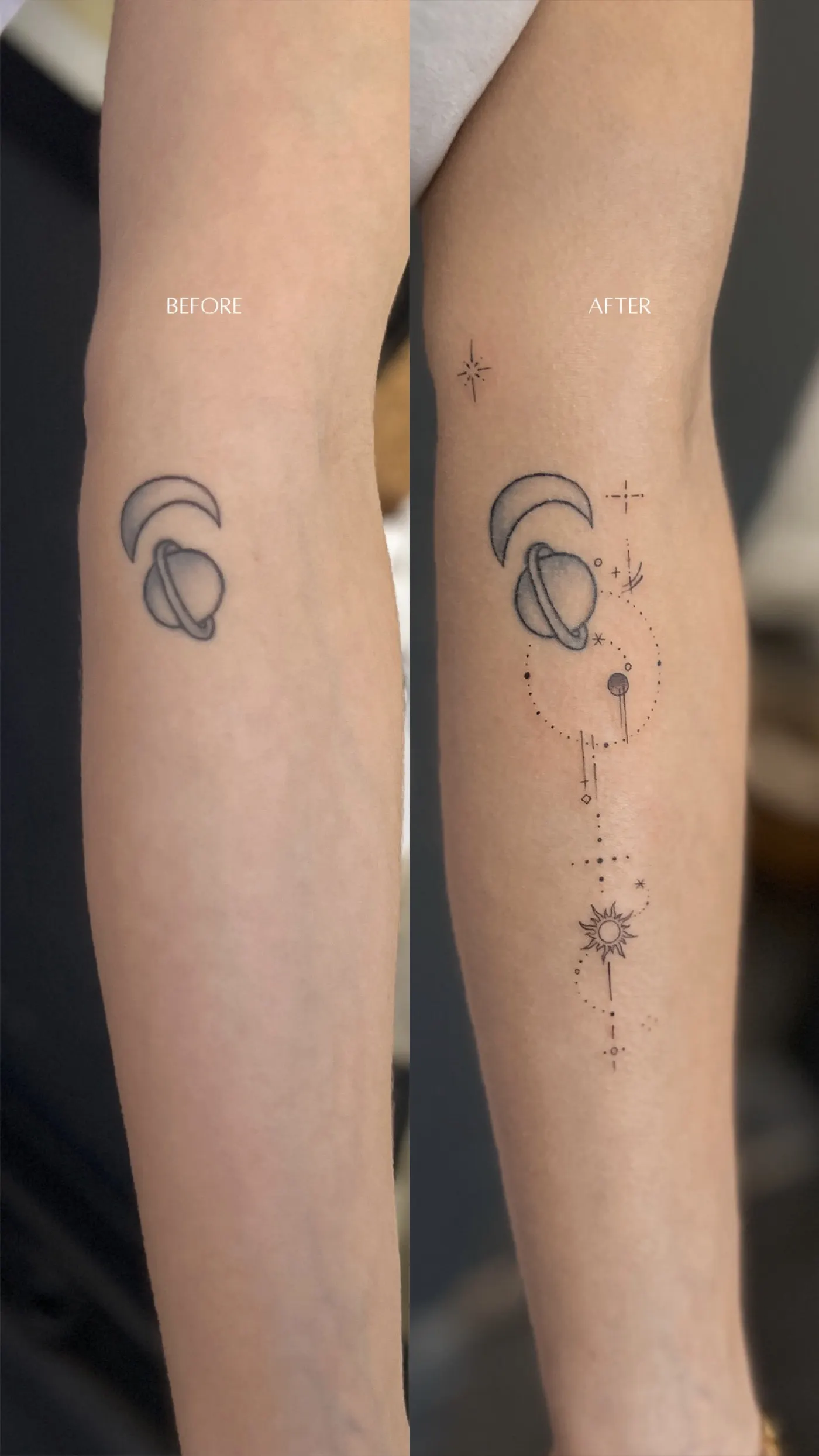 Cover up tattoo by Liahn — 04
