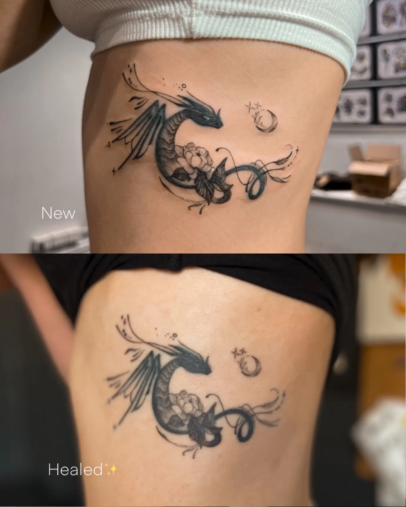 Healed tattoo by Liahn — 09
